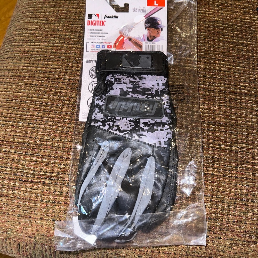 FLANKLIN Digitek Batting Gloves Genuine Leather Athletic Fit